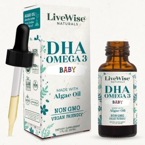 Ảnh của [Bill Mỹ] Vitamin D3K2 Thuần Chay LiveWise Naturals - Hộp 30 ml